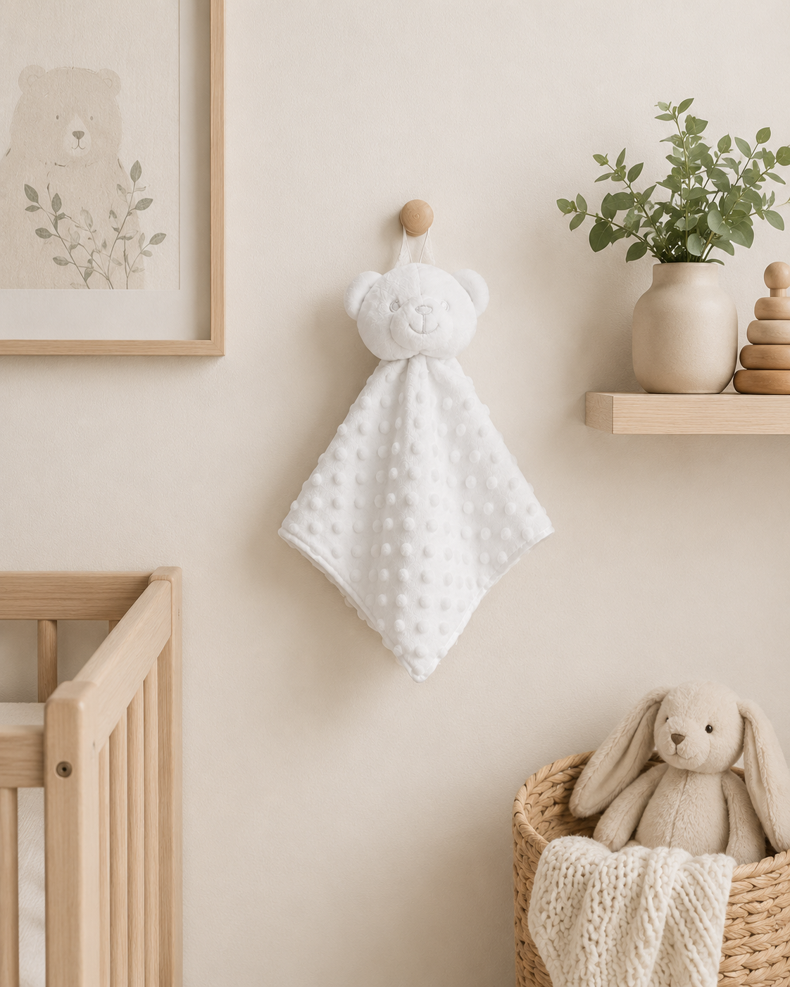 Baby Dimple Bear Comforter 36x36cm