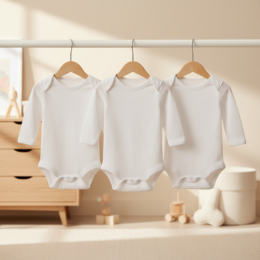 3 Pack Of White Cotton Vests 3-24 Months