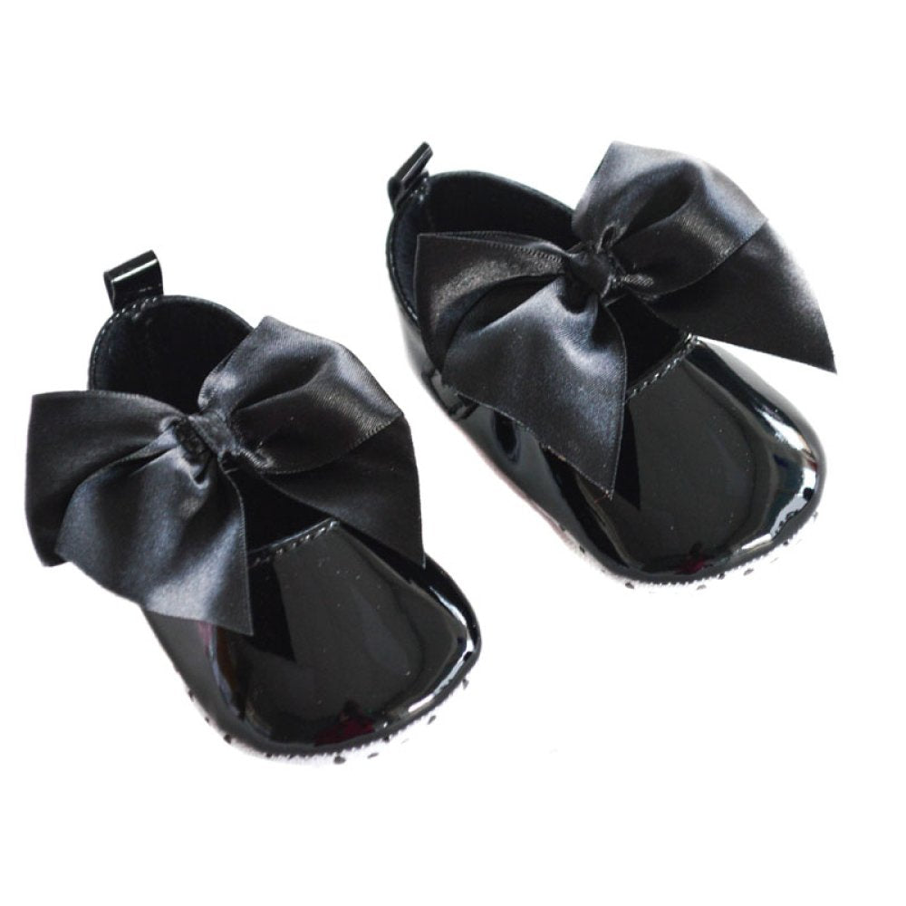 Baby Girls Shiny PU Shoes 0-12 Months