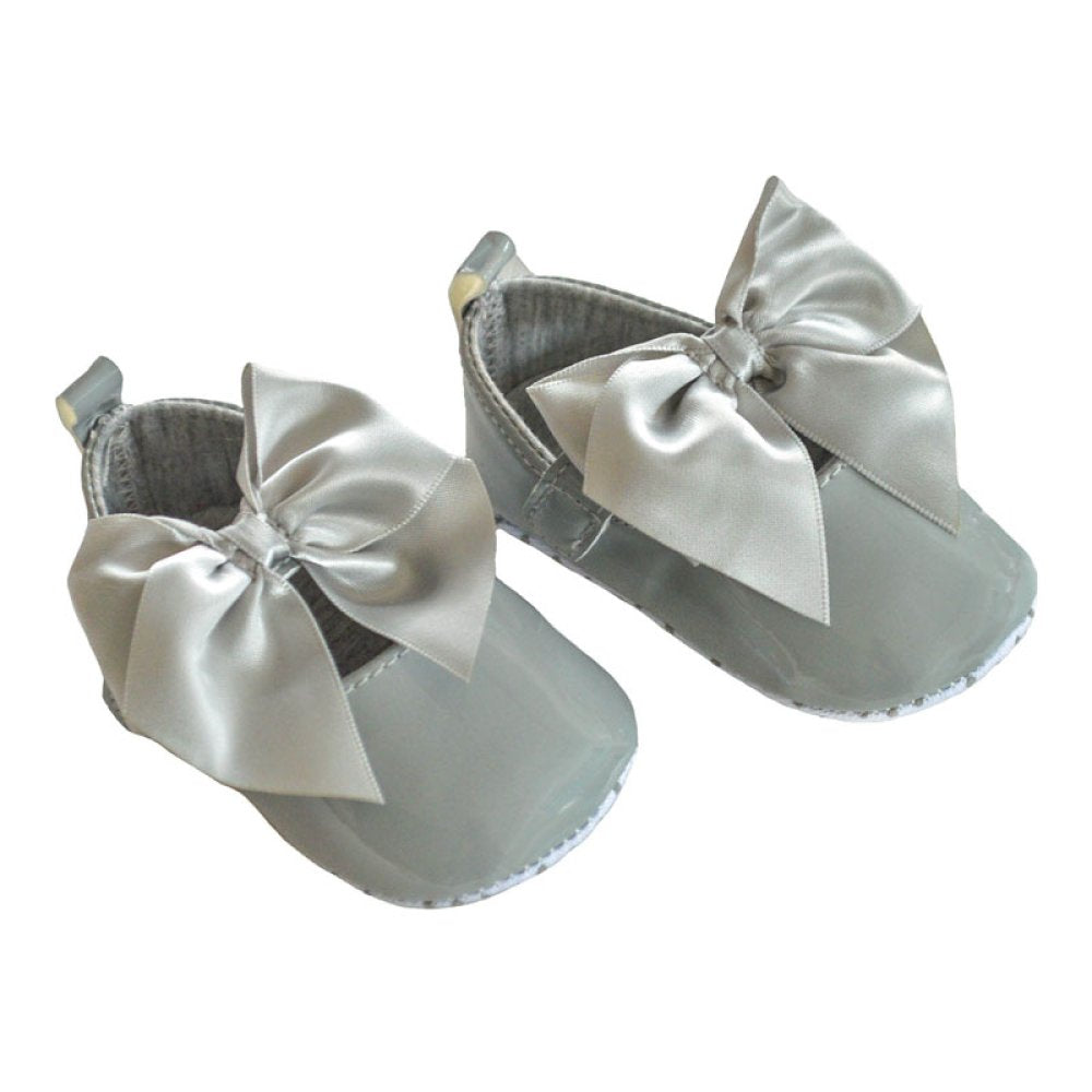 Baby Girls Shiny PU Shoes 0-12 Months