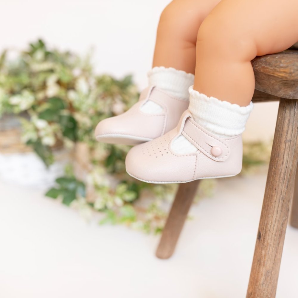 Baby Girls Soft Sole Pre Walker Shoes 0-18 Months