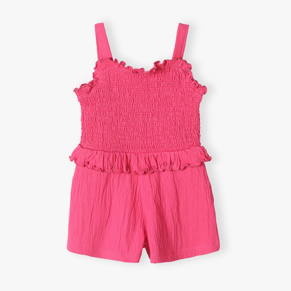 Girls Summer Playsuit With Smocking 1-3 Years