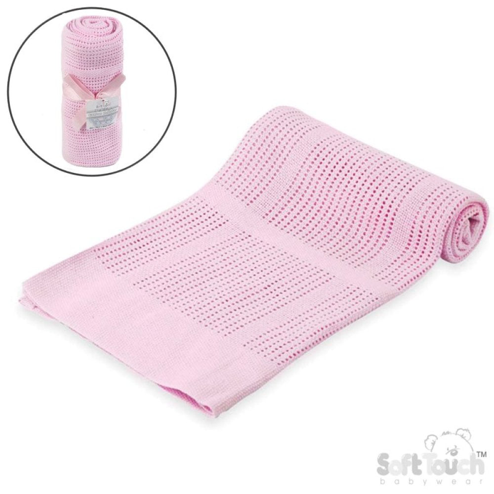 Baby Cotton Cellular Blanket 70x90cm