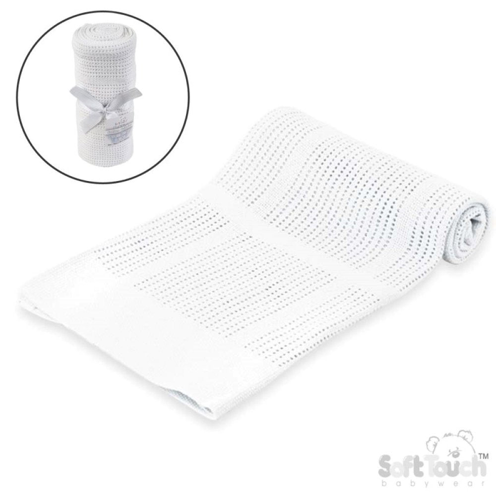Baby Cotton Cellular Blanket 70x90cm