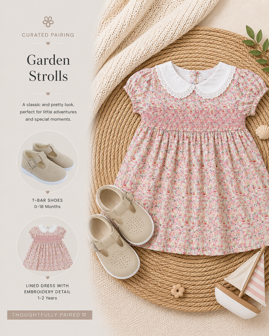 Baby Girls Outfit & Pre Walker Shoe Gift Set 0-9 Months