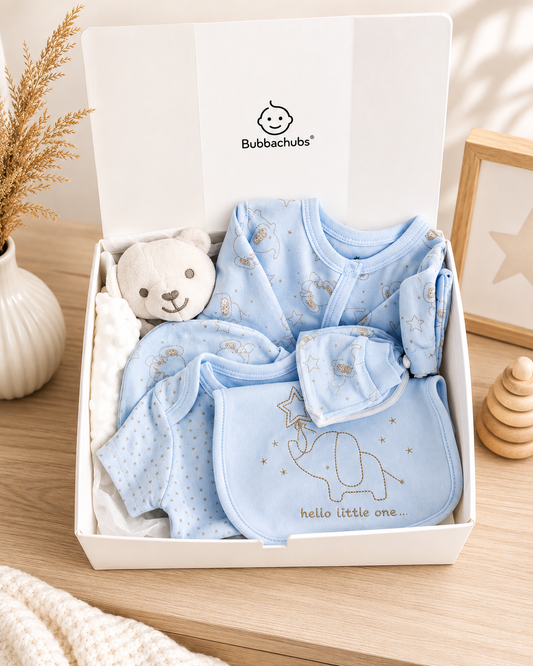 Bubbachubs Baby Boy New Arrival Gift Set