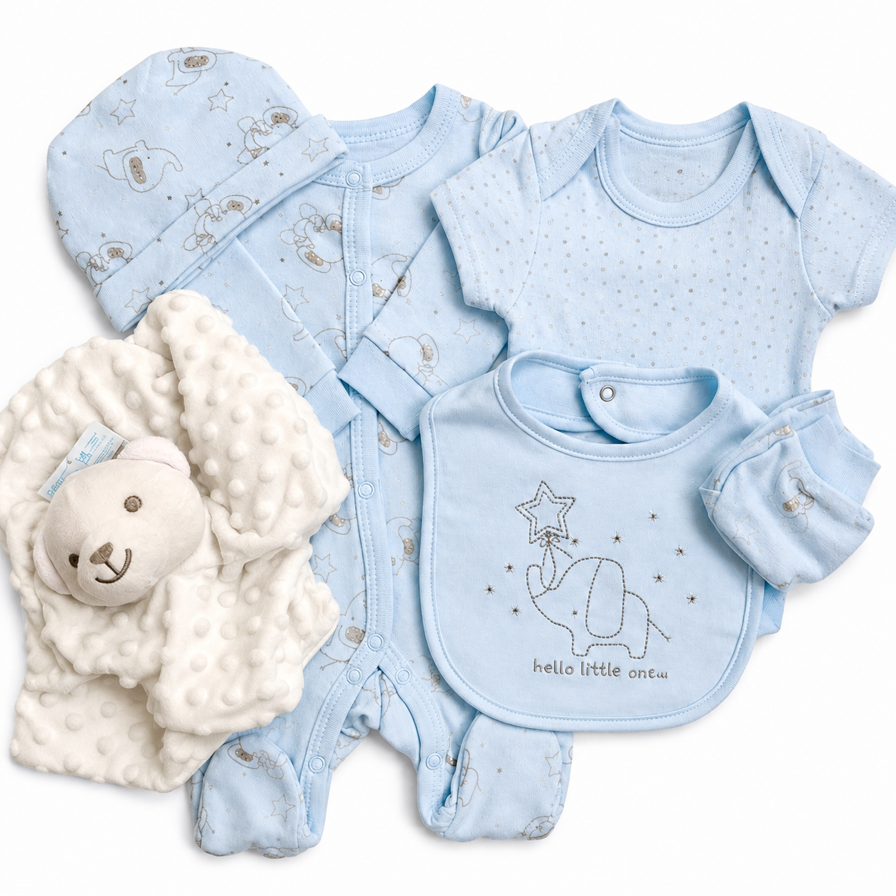 Bubbachubs Baby Boy New Arrival Gift Set