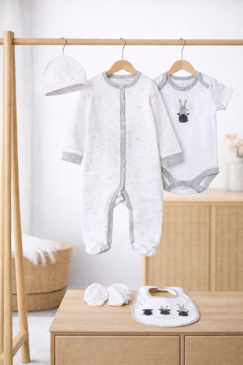 Baby Bunny 6 Piece Gift Set Newborn - 6 Months