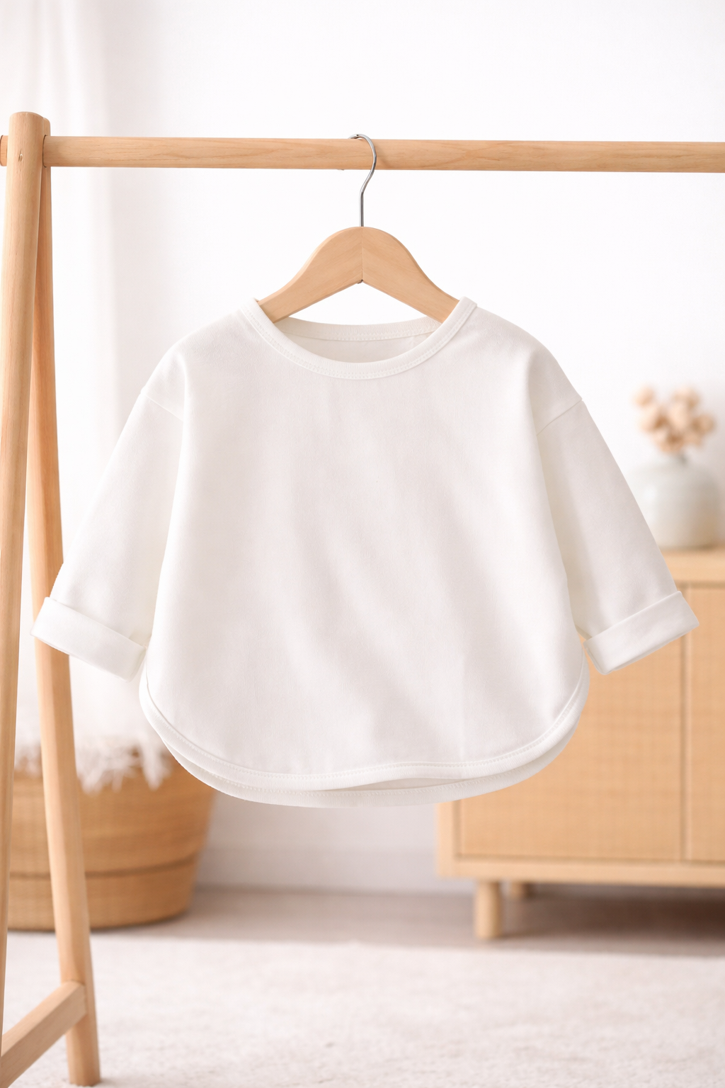 Girls Basic Long Sleeve Cotton T-shirts 12 Months - 6 Years
