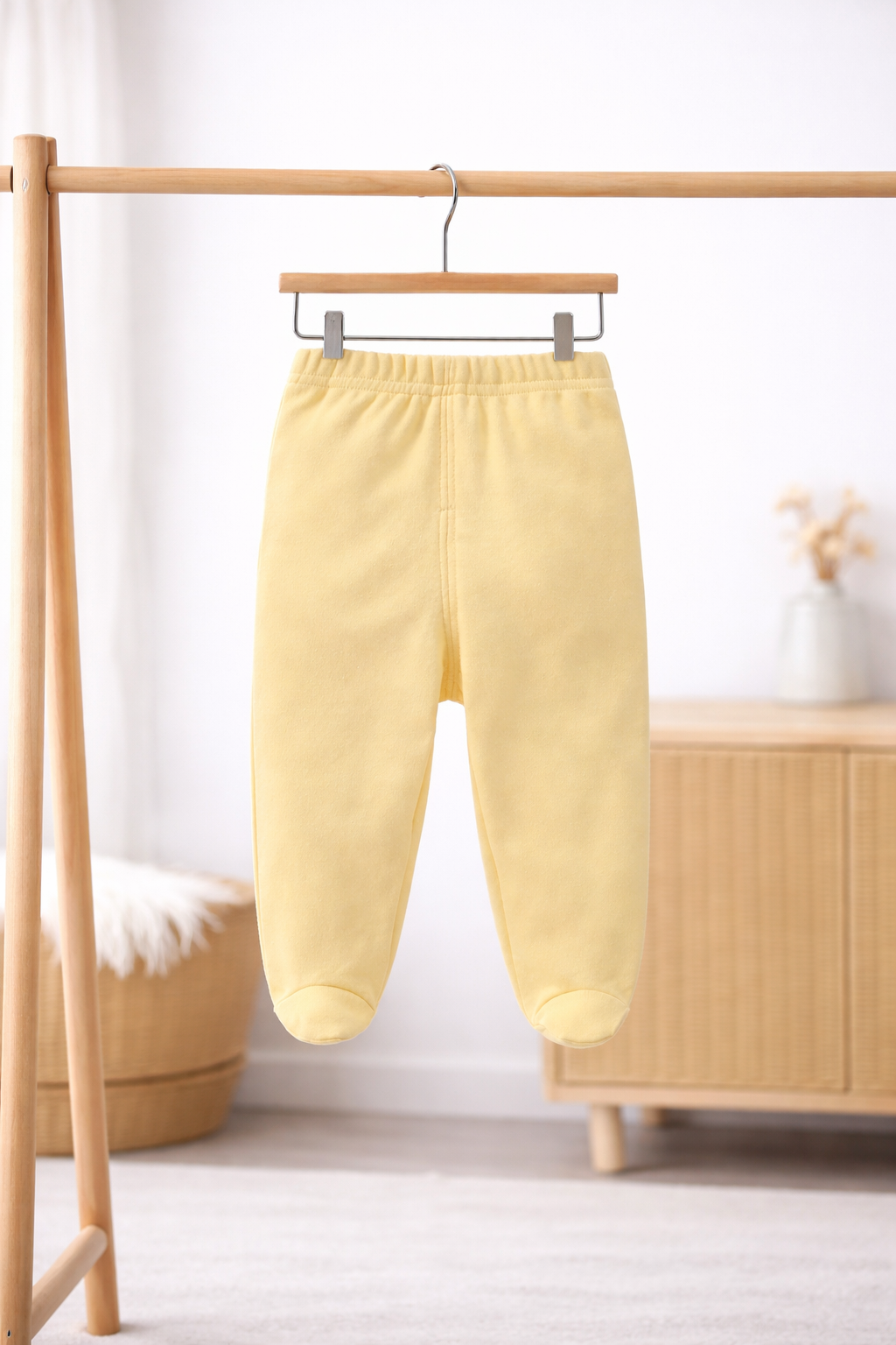 Baby Boy/Girls Cotton Footed Bottoms 3-12 Months