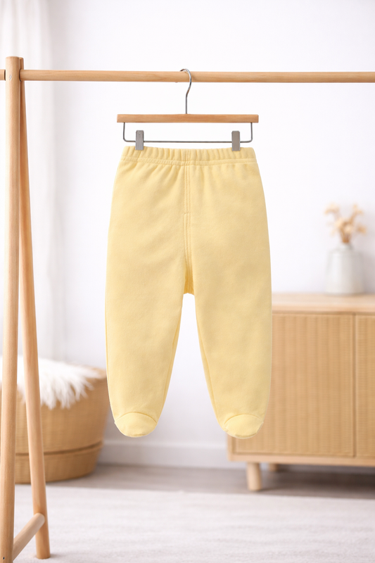 Baby Boy/Girls Cotton Footed Bottoms 3-12 Months