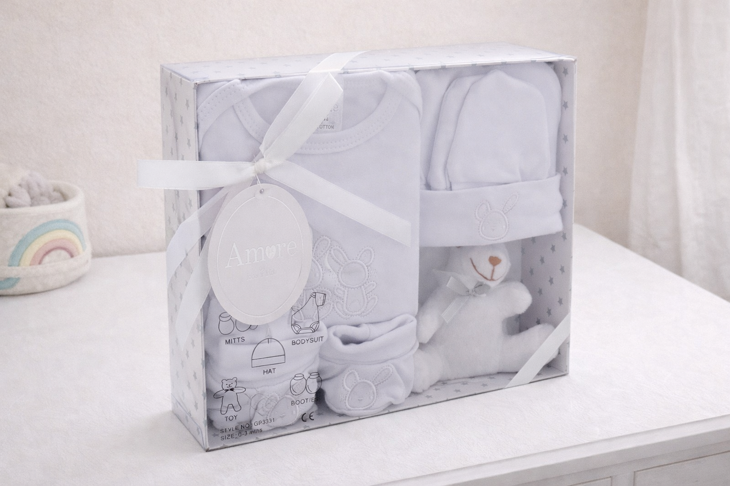 Baby 5 Piece Luxury Gift Set 0-3 Months