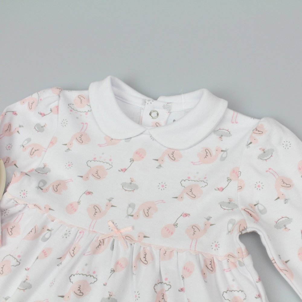 Baby Girl Dress Headband & Booties Outfit 0-3 Months