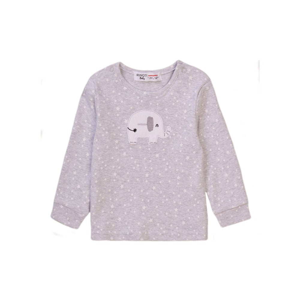 Unisex Baby Long Sleeve Printed Top (0-12 Months)