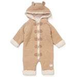 Baby True Knit Hooded Pram Suit With Sherpa Lining (0-12 Months)