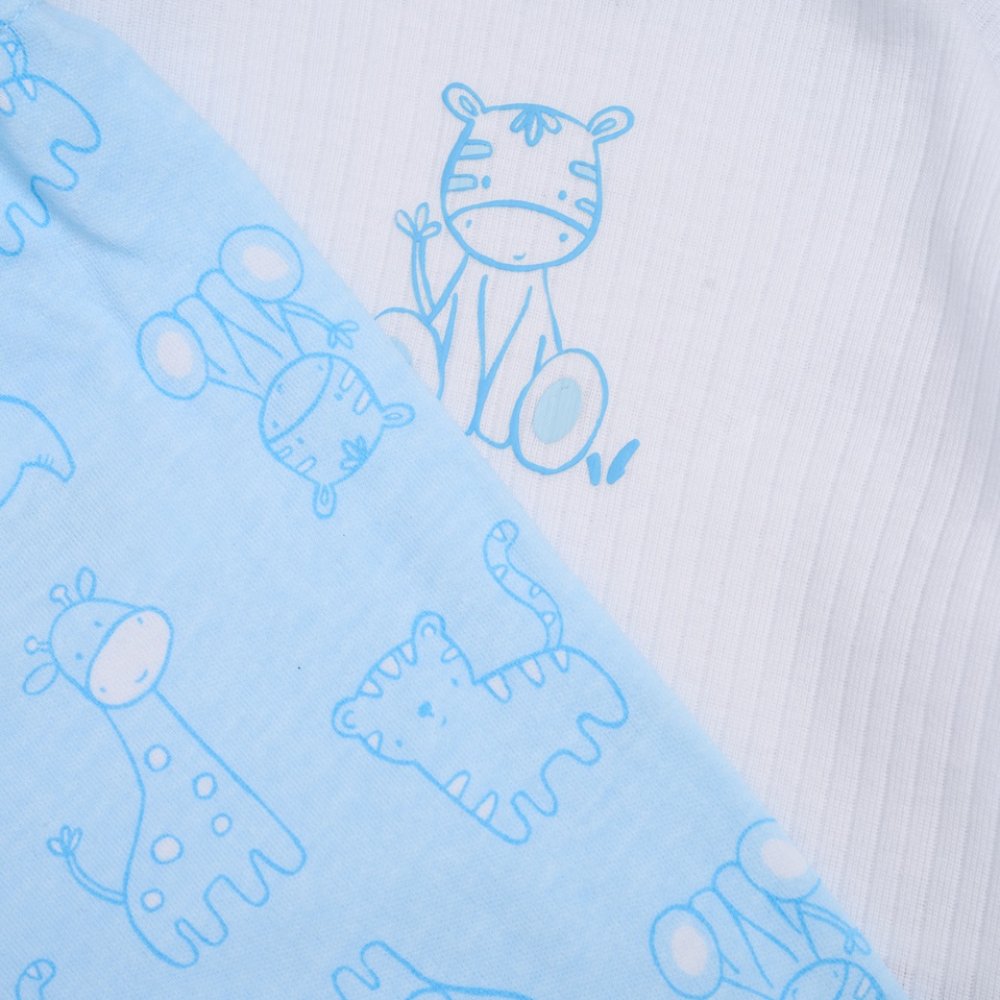 Baby Boys Safari Ribbed 10 Piece Gift Set Newborn - 6 Months