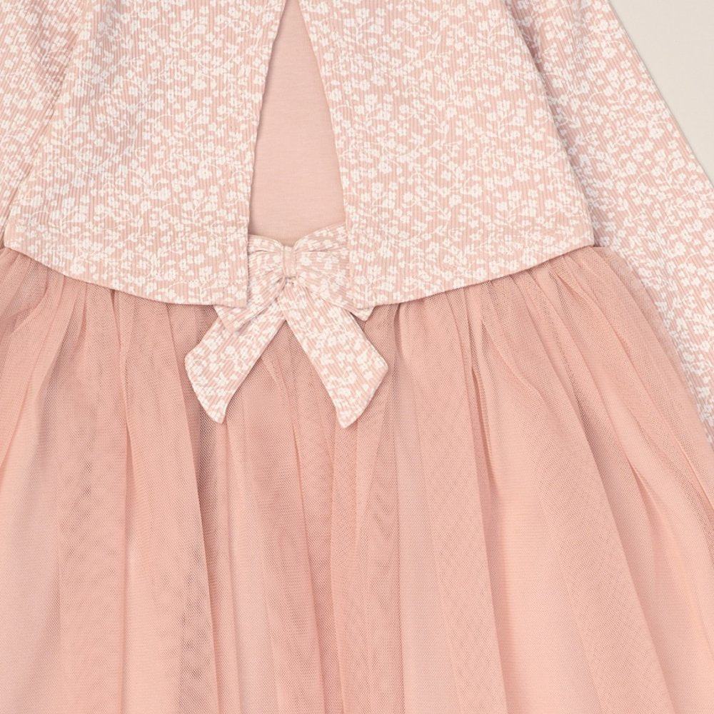 Girl's Mock Bolero Mesh Skirt Dress 6 Months-3 Years