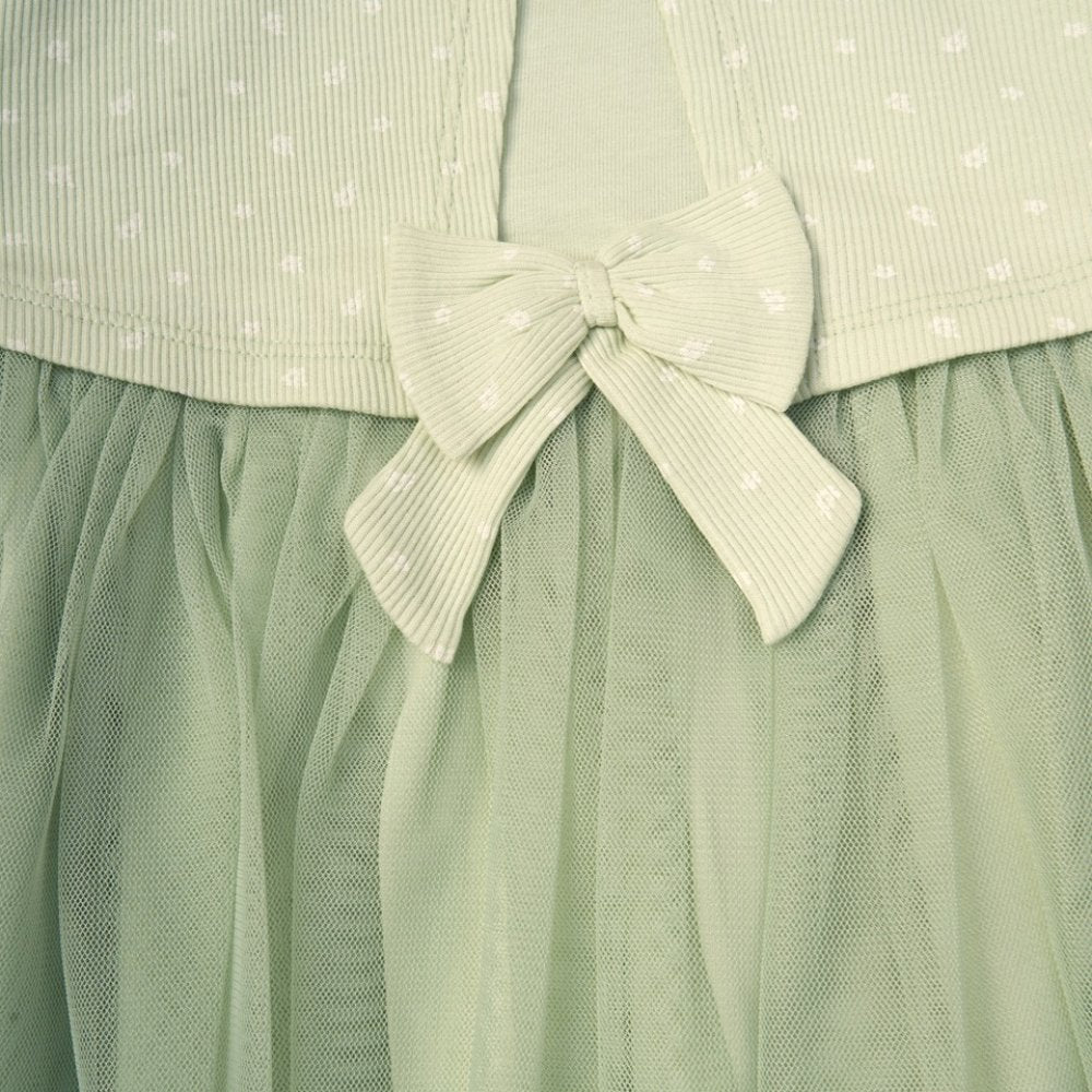 Girl's Mock Bolero Mesh Skirt Dress 6 Months-3 Years