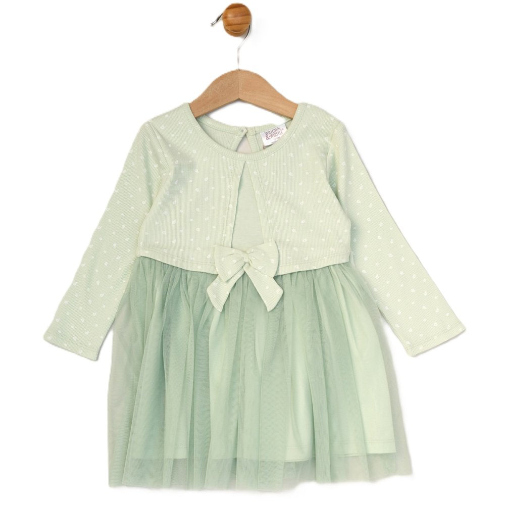Baby Girl Mesh Party Dress with Bolero 6 Months–3 Years