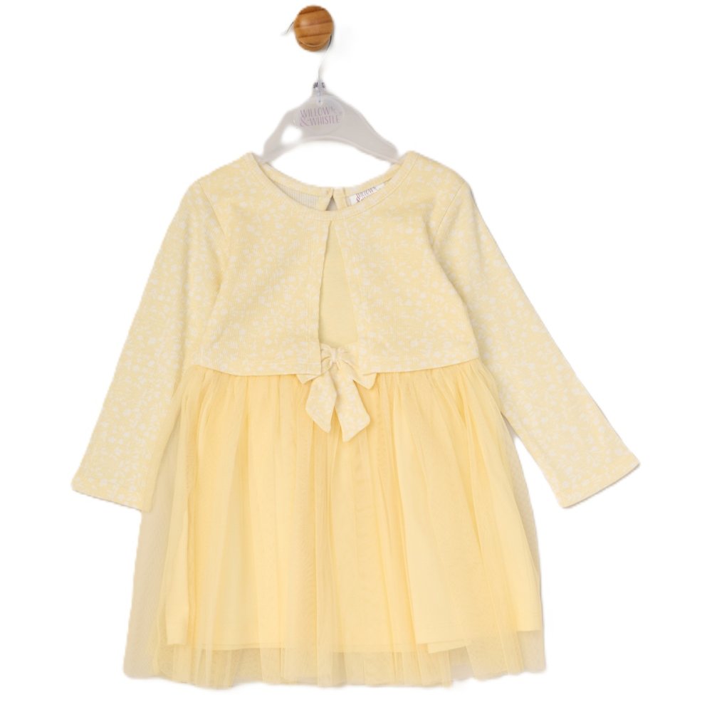 Girl's Mock Bolero Mesh Skirt Dress 6 Months-3 Years