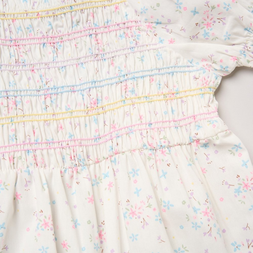 Baby Girl Smocked Dress & Scrunchie Set 2-4 Years