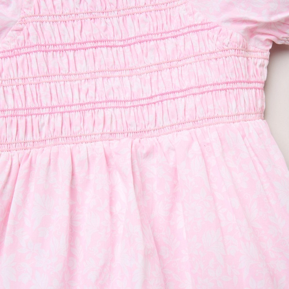 Girls Smocked Dress & Headband Set 12 Months - 4 Years