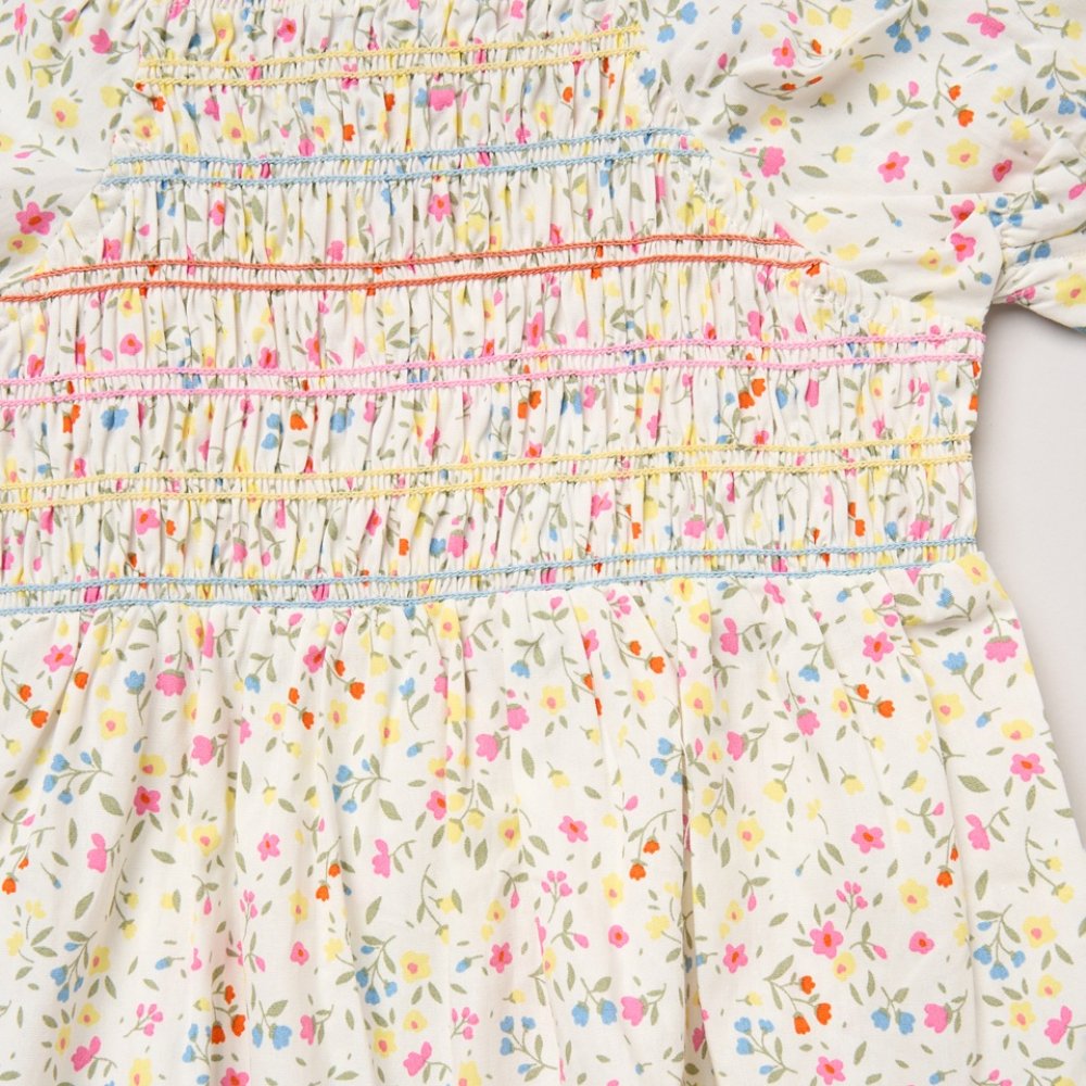 Baby Girl Smocked Dress & Scrunchie Set 2-4 Years