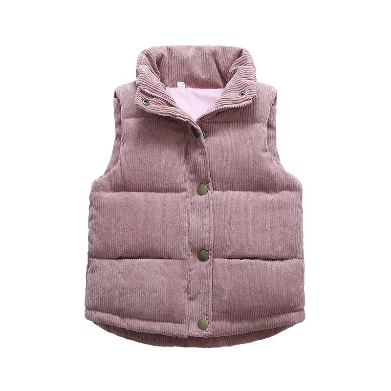 Girl's Corduroy Gilet/Bodywarmer 2-7 Years
