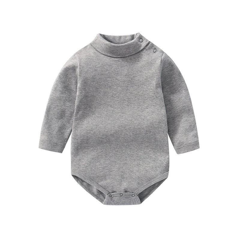 Boys Cotton Turtleneck Bodysuit 3 Months- 3 Years