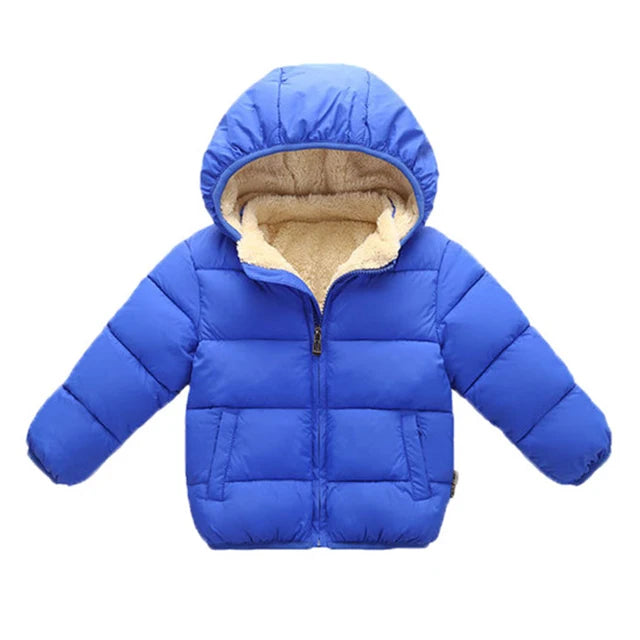 Boys Fleece Lined Puffer Jacket