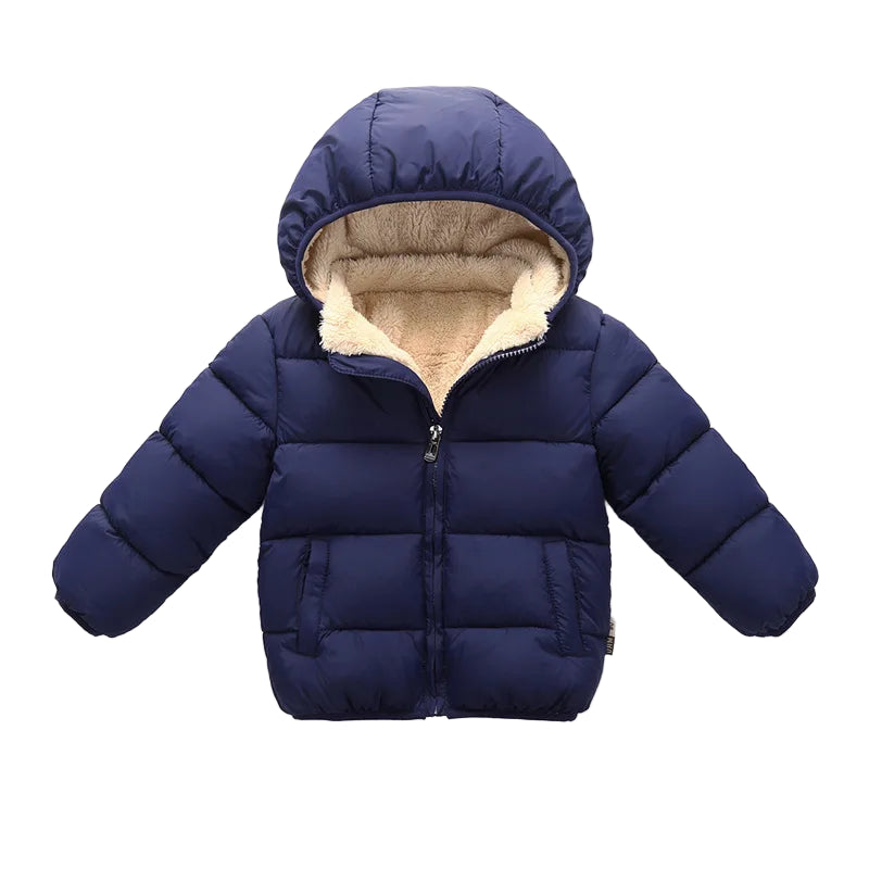 Boys Fleece Lined Puffer Jacket