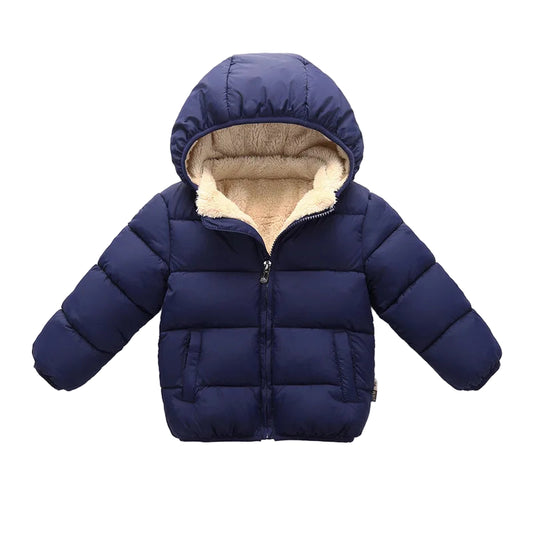 Boys Fleece Lined Puffer Jacket