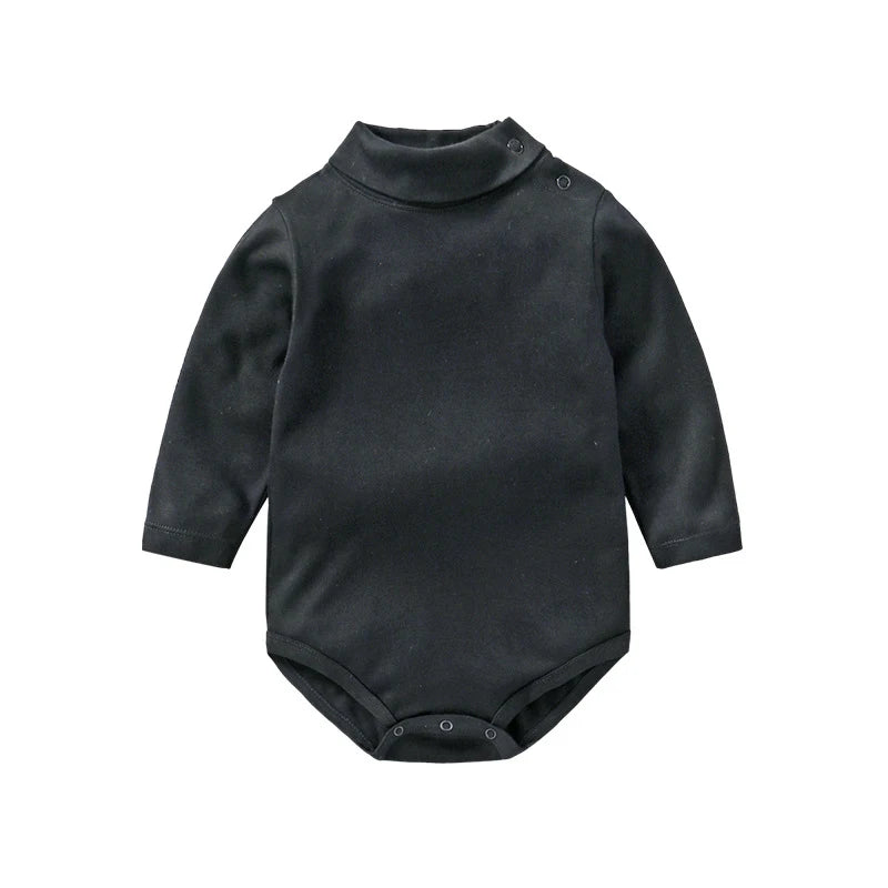 Boys Cotton Turtleneck Bodysuit 3 Months- 3 Years