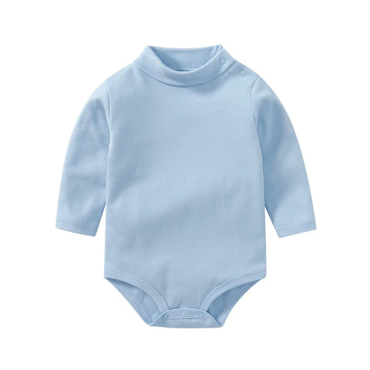 Boys Cotton Turtleneck Bodysuit 3 Months- 3 Years