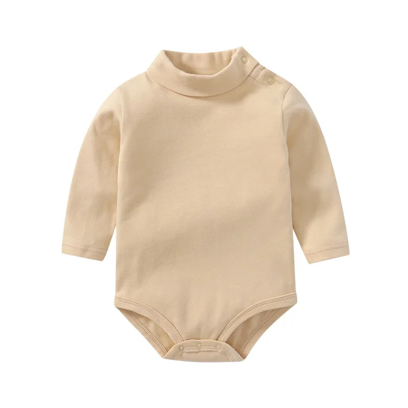 Boys Cotton Turtleneck Bodysuit 3 Months- 3 Years
