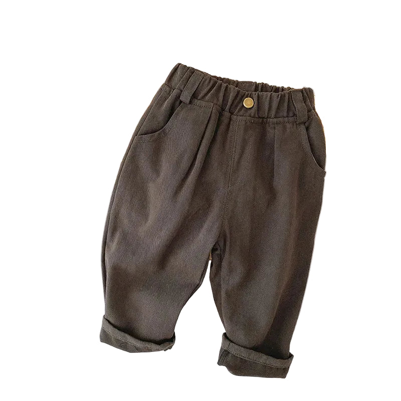 Boys Spring Cotton Trousers 1-6 Years
