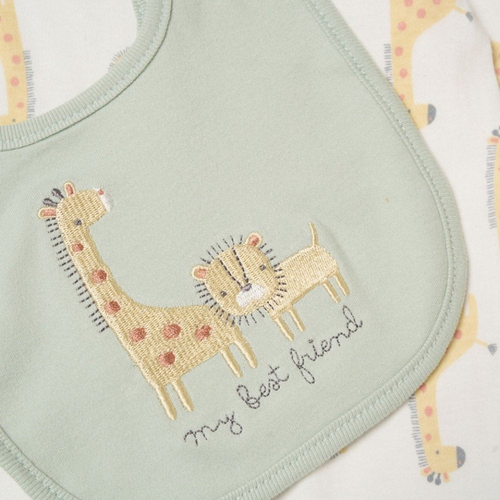 Baby Unisex Safari 5 Piece Newborn Gift Set
