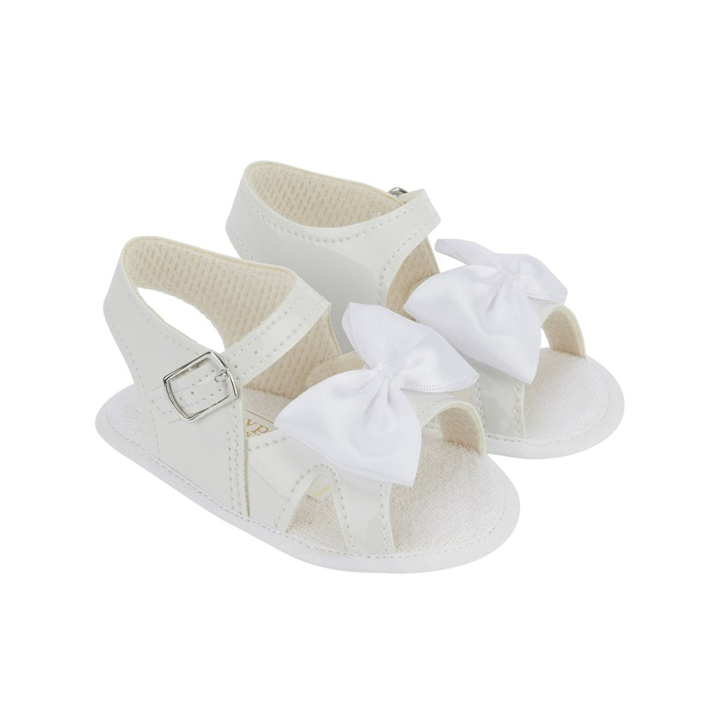 Baby Girls Soft Soled Sandals With Bow
