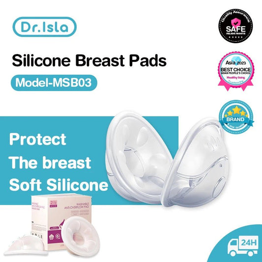 Dr.isla 2pcs Wearable Silicone Breast Shields