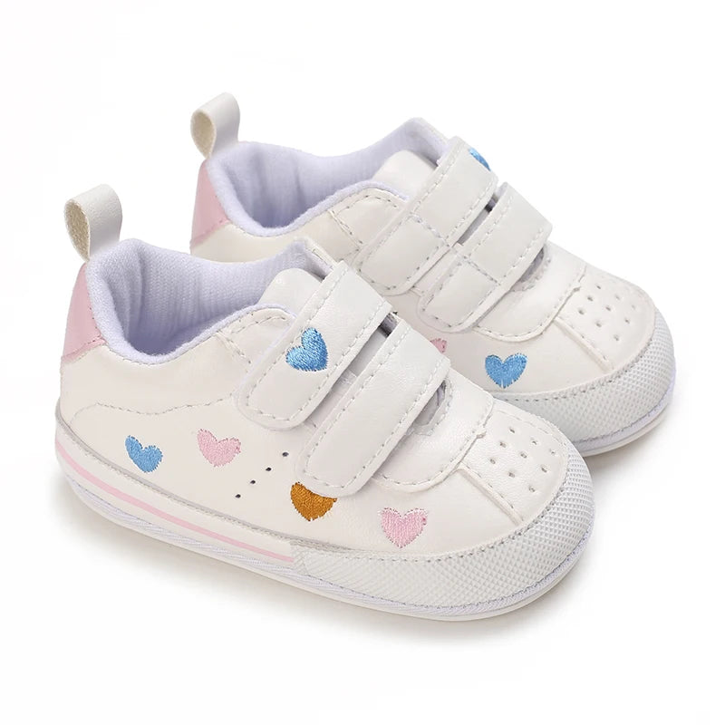 Baby Girls Soft Sole Pre Walker Shoes – First Steps Lightweight Shoes