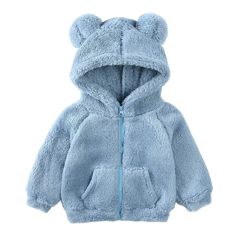 Children's Fleece Teddy Jacket 9 Months - 6 Years