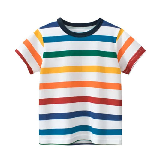Boys Colourful Striped T-Shirt