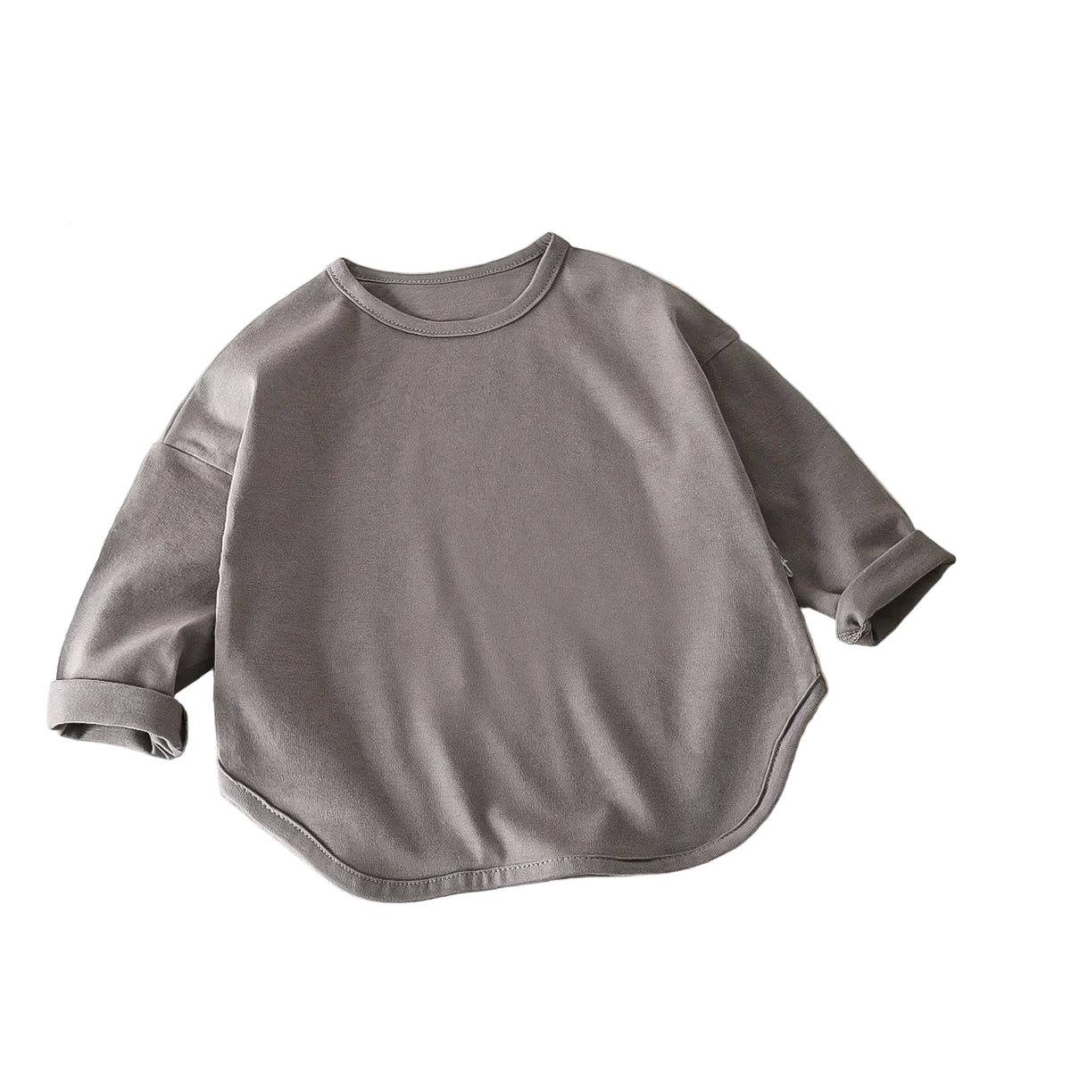 Girls Basic Long Sleeve Cotton Top 12 Months - 6 Years