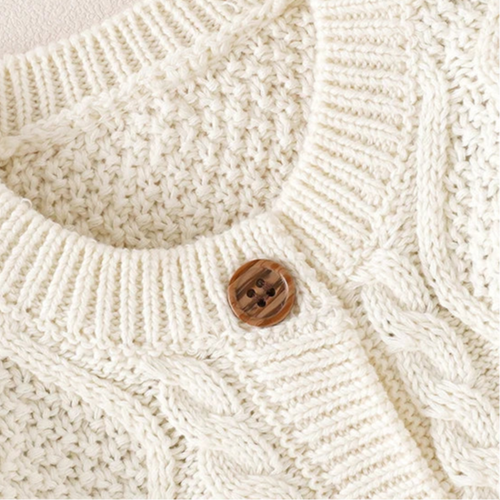 Child's Cable Knit Cardigan 3 Months - 3 Years