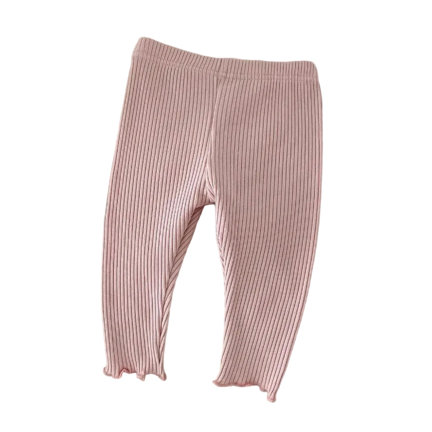 Baby Girl's Ribbed Leggings 6 Months - 3 Years