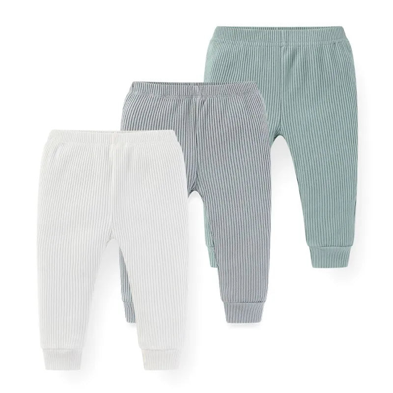 Baby Boy Ribbed Bottoms (3 Pack)