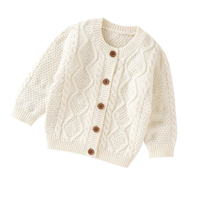 Child's Cable Knit Cardigan 3 Months - 3 Years