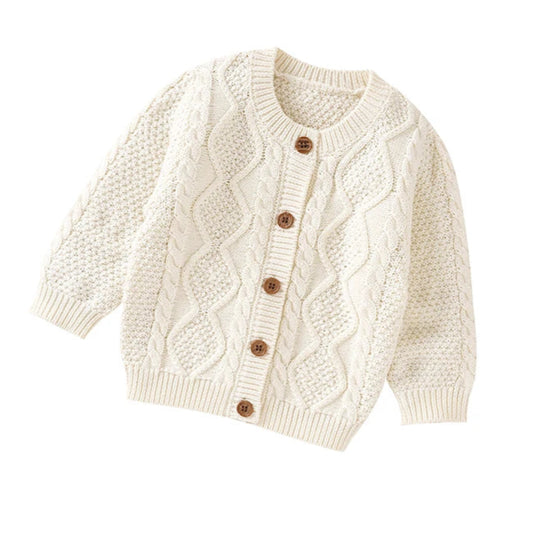 Child's Cable Knit Cardigan 3 Months - 3 Years