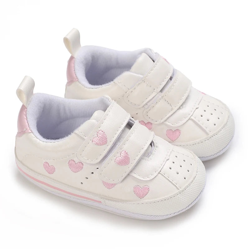 Baby Girls Soft Sole Pre Walker Shoes – First Steps Lightweight Shoes