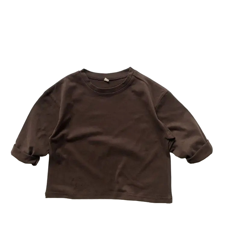 Boys Round Neck Top With Long Sleeves 12 Months - 6 Years